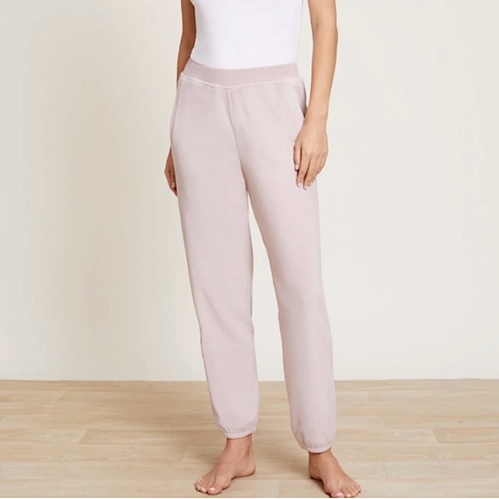 Barefoot Dreams‎ Luxechic Knit Plush Velvet Jogger Faded Rose Medium